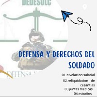 Defecan y derechos del soldados